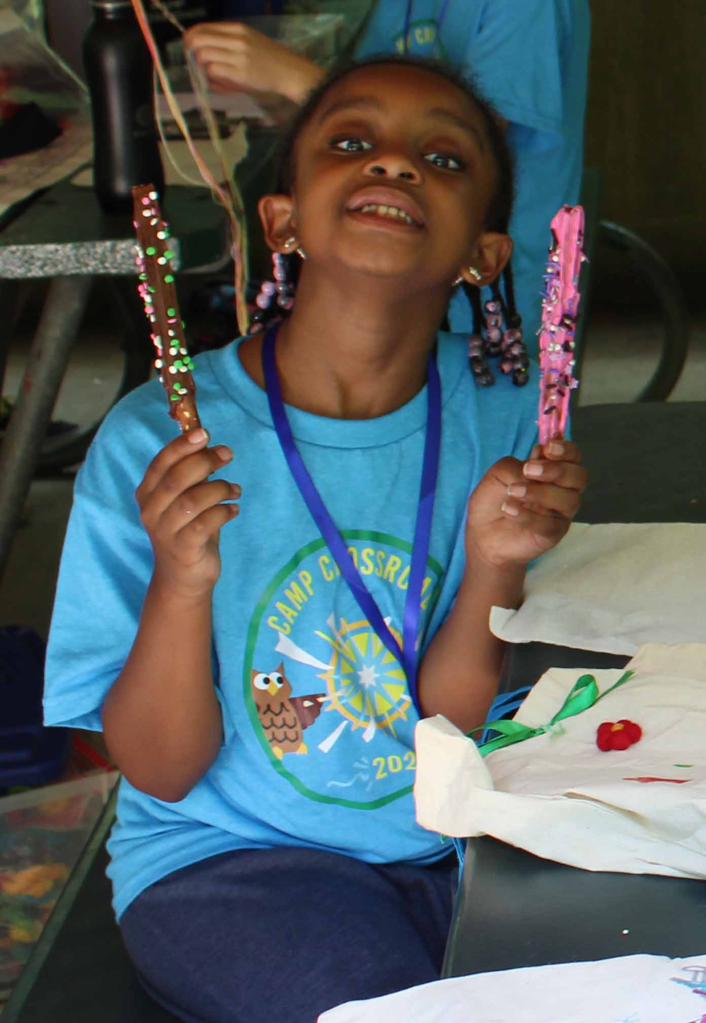 A picture of the Camp Crossroads experience.